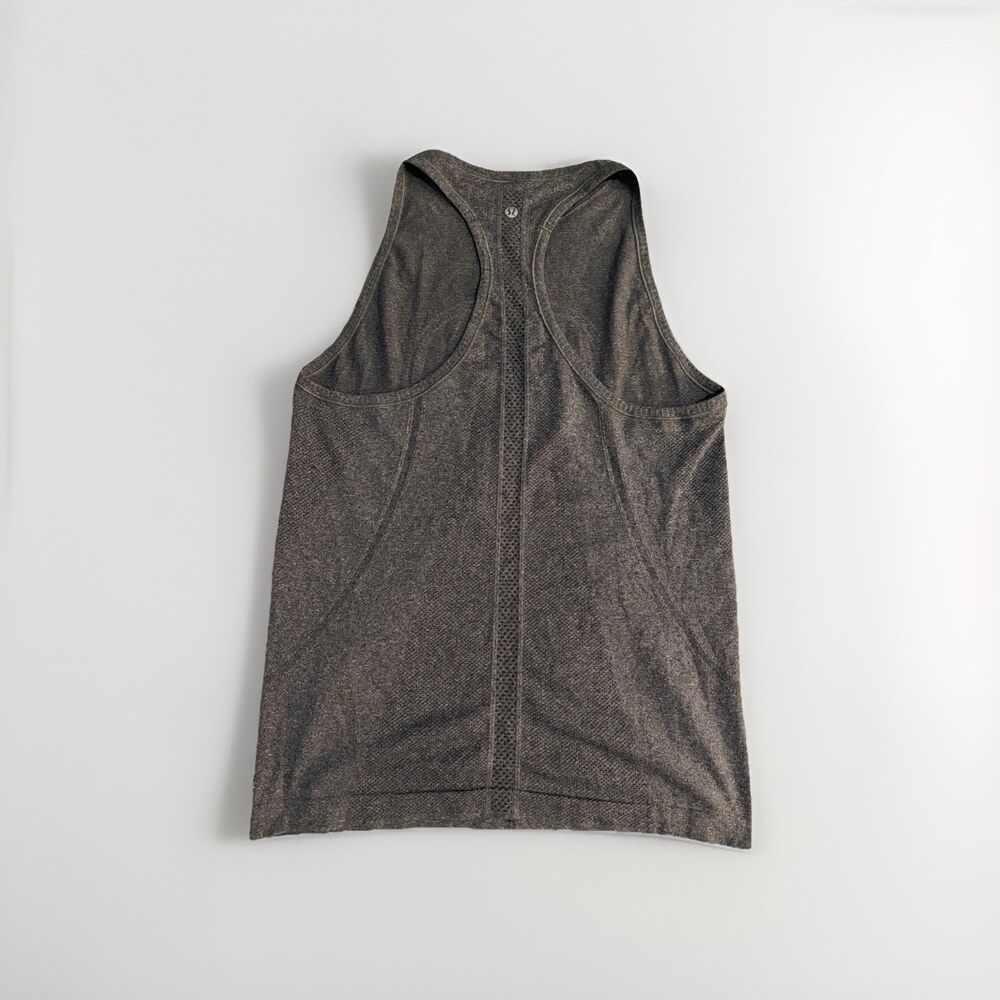 Lululemon Swiftly Tech Racerback Tank Top Gray Seamless Size 6